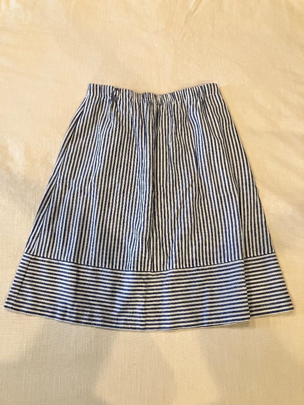 Striped J. Crew skirt